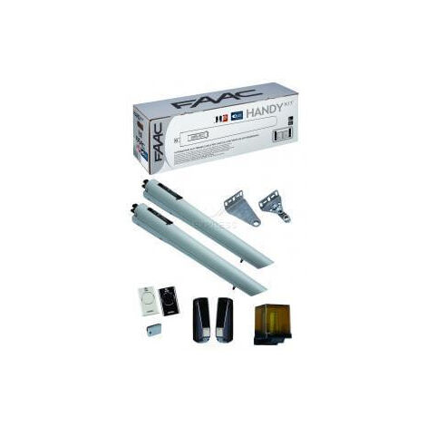 Kit Moteur Pour Portail Battant FAAC HANDY KIT MONO 24V (105998-02) – Neuf Sous Blister