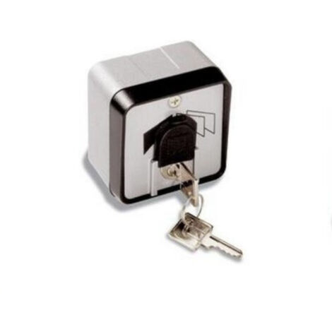 Contacteur à clé CAME SET-J – Montage en applique – Alliage aluminium et zamak – IP54 – Pour extérieur – Température -20°C à 55°C