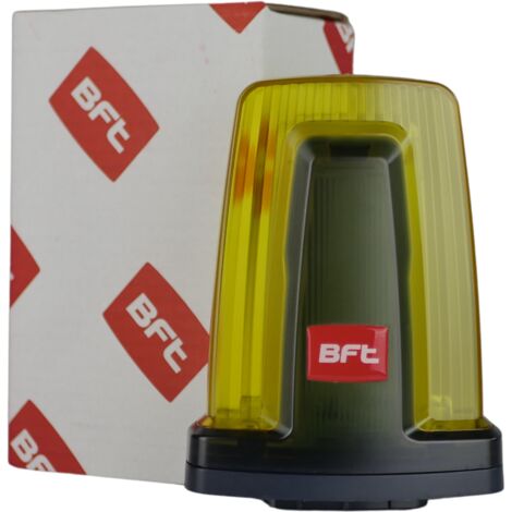 BFT – Gyrophare clignotant LED 230V – Feu orange avec antenne intégrée – Compatible récepteurs 433.92 MHz – Remplaçant RAY X