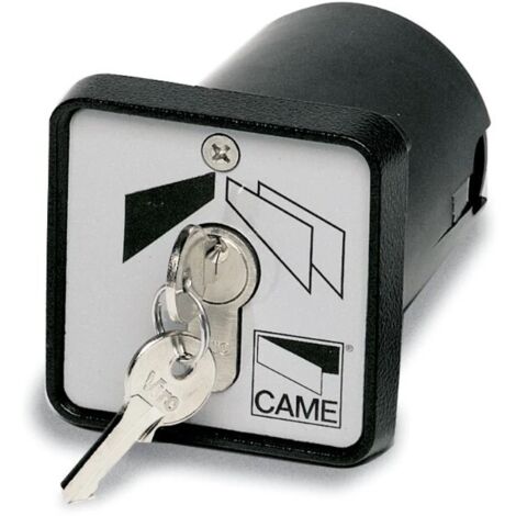 Came – Sélecteur à clé encastrable – Cylindre DIN pour contrôle motorisation – Matériau aluminium – IP54 – 1 contact NO/NF – 1SETI