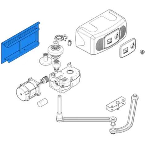 came pièce détachée base fixation motoréducteur ferni 119rid074 (1/3)