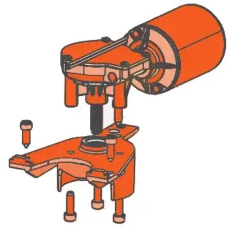 Faac – Moteur électrique actionneur 24 V – 115008 – Pour motorisation de portail 391 Compas Energy – Pièce de rechange (1/4)