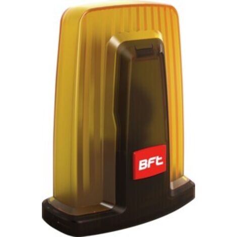 BFT – Feu clignotant LED 24V IP44 avec antenne – Lumière jaune – Consommation réduite 80% – Pour automatisme motorisé - d114093
