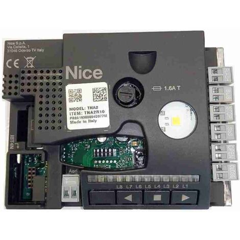 Nice – Panneau de commande central SPTNA2R10 – Compatible TEN TN2010, TN2010L, TNA2 – Alimentation 230V pour motorisations – Performance optimale