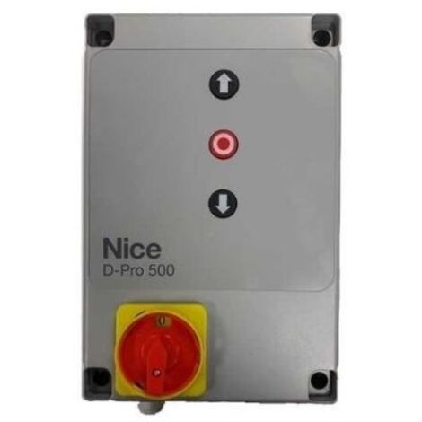 Nice – Unité de commande pour moteur triphasé 1,5 kW – DPRO500 – Alimentation 400/230V – Détection d'obstacles et frein intégré (1/2)