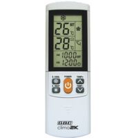 Télécommande universelle pour climatiseur split – 2000 codes – Rayon d'action 8 m – Dimensions 160 x 58 x 18 mm – Superior