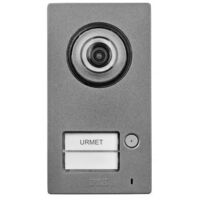 Urmet – Télécommande pour interphone et visiophone – Plaque d'appel MIKRA2 – IP55, IK07 – Caméra couleur CCD 1/3" – Angle de vue 60°
