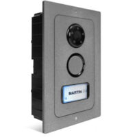 Urmet – Télécommande encastrée pour interphone et visiophone – Boîtier en zamak IP44 – Dimensions 220x140x5mm – Kit d'encastrement