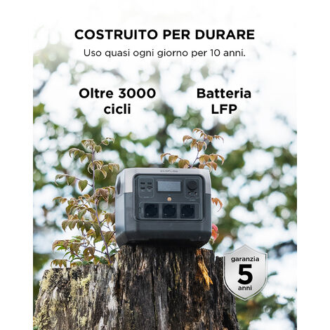 Saldi Bakeey 1800W Stazione di energia solare portatile 1024Wh batteria