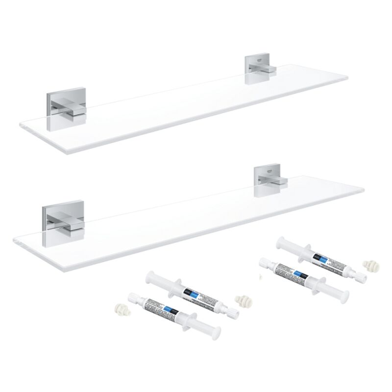 Grohe Start Cube - Portarrollos de papel higiénico, negro mate