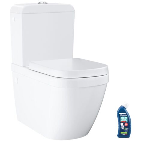 WC de pie sin brida GROHE Euro Ceramic + limpiador