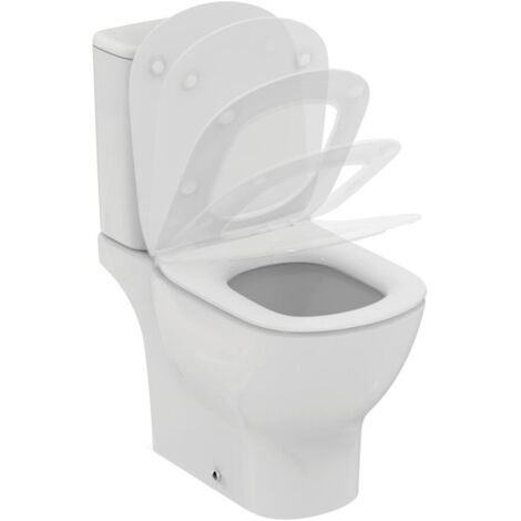 IDEAL STANDARD WC independiente sin aro Tesi Aquablade + asiento