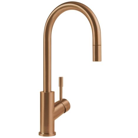 VILLEROY ET BOCH Grifo de cocina paraguas flex bronce