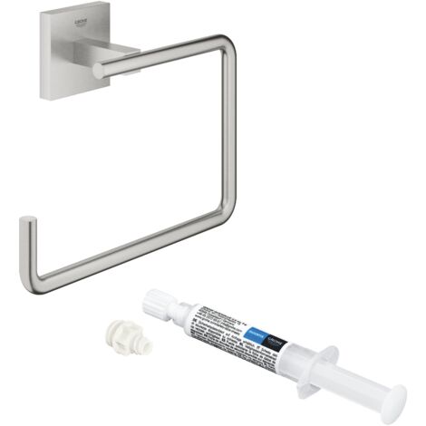 Las ventajas del anillo de timbre de arranque de Grohe Start Cube Supersteel Grohe &43 Grohe QuickGlue A1 para acceder con un platino de fijación: fácil de escalar resistente y sólido Producto (1/2)
