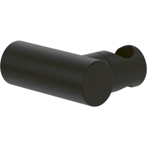Soporte de pared para teleducha con conexión VILLEROY ET BOCH Universal Showers redondo Negro Mate