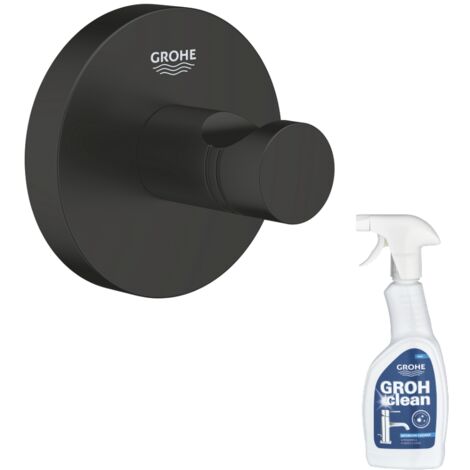Patère murale GROHE Start noir mat (1/4)