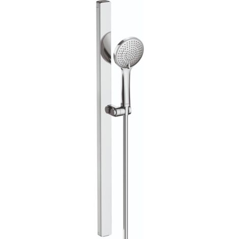 DURAVIT MinusFlow rociador de ducha flexible y barra cromada (1/4)