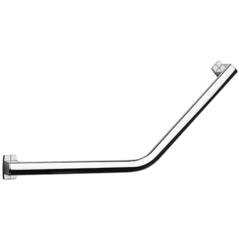 Barra de apoyo angular PMR PELLET Design 135° tapas de resina cromada de aluminio anodizado brillo (1/4)
