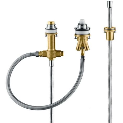 Cuerpo empotrado de 3 orificios para bañera HANSGROHE