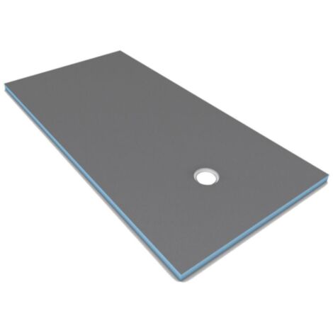 Receveur de douche à carreler 160 x 100 WEDI Fundo Primo rectangle écoulement excentré