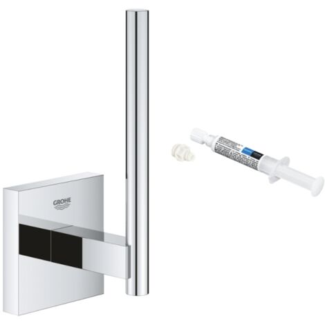 Decorative Wall Cube Shelf Étagère Salle De Bain Grohe Start Cube 530mm - Verre Et Métal Design étagère Quickglue