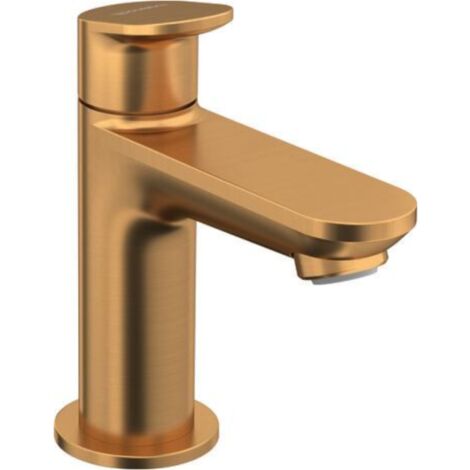 DURAVIT Wave grifo de lavabo de agua fría bronce cepillado (1/4)