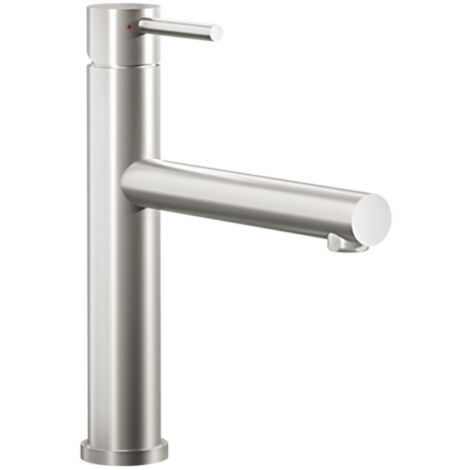 Mezclador monomando de lavabo Como Sky de acero inoxidable macizo VILLEROY & BOCH (1/5)