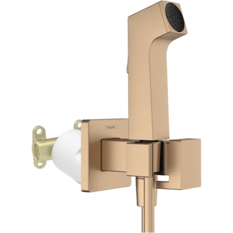 Ducha bidé HANSGROHE EcoSmart E con válvula de cierre y cuerpo integrado Bronce cepillado (1/3)