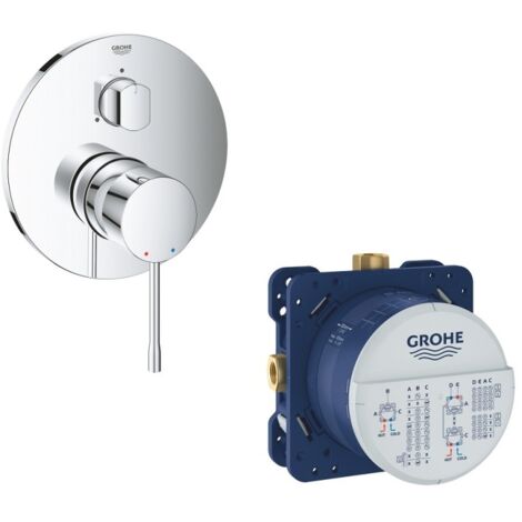 GROHE - Batidora mecánica 3 salidas Essence + Rapido SmartBox Universal cuerpo empotrado (1/5)