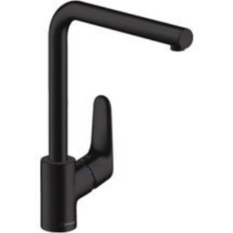 HANSGROHE Focus M41 280 grifo de cocina negro mate (1/4)