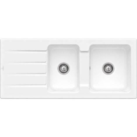 Fregadero Architectura VILLEROY ET BOCH 80 116 x 51 cm Blanco sin desagüe