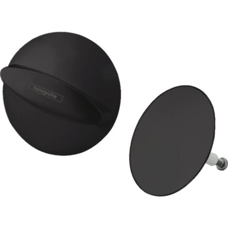 Hansgrohe Flexaplus - Conjunto embellecedor, negro mate 58185670