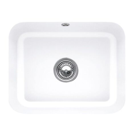 VILLEROY ET BOCH Cisterna 60C Blanco CeramicPlus fregadero 1 seno con vaciador manual (1/5)