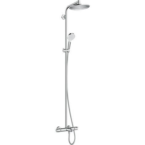 HANSGROHE Crometta S 240 columna de ducha termostática para baño cromada