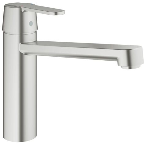 GROHE Get batidora de cocina Caño bajo Supersteel (1/2)