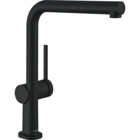 HANSGROHE Talis M54 mezclador monomando de cocina, negro mate - 72840670