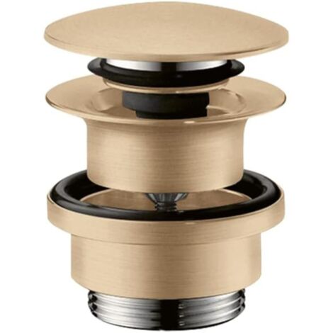 Desagüe de lavabo push-open HANSGROHE bronce cepillado (1/3)