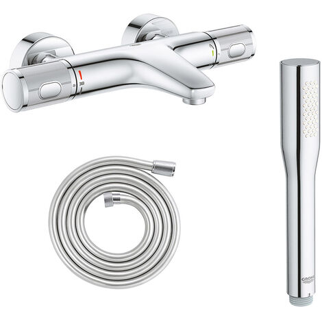 Grohe Precision Feel - Grifo termostático de bañera, cromo 34788000