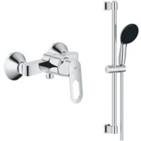 Mezclador de ducha monomando Bauloop con teleducha Grohe Vitalio Start