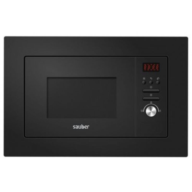 Horno microondas integrable SAUBER SERIE 5-20B 20 litros con grill negro