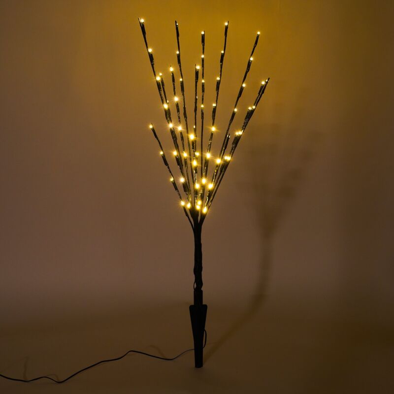Esotec Solar-Lichterzweige Mit 60 LEDs – Flexible Außenbeleuchtung Für Garten, Balkon & Winterdeko