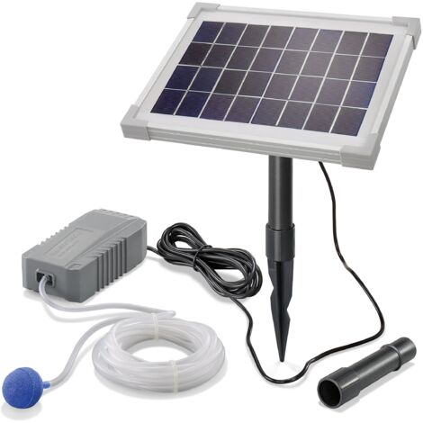 esotec Solar TeichbelüfterSET 5/130 Professional Sauerstoffpumpe Teich