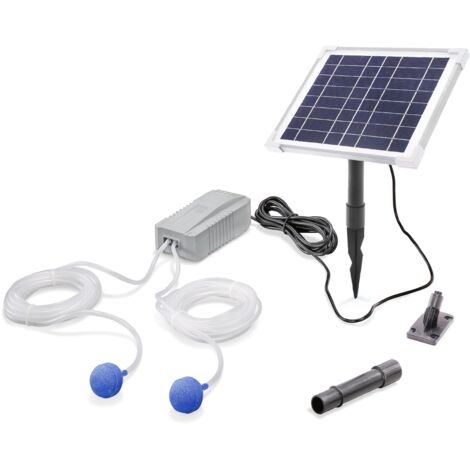 esotec Solar Teichbelüfter-Set 6/200 DUO Professional Plus LiFePo4 Akku 101849