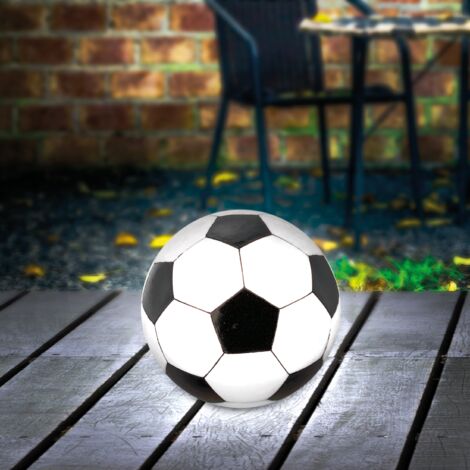 esotec Solar Fußball-Dekoleuchte 27cm Gartenkugel Kugelleuchte wetterfest 102687 (1/5)