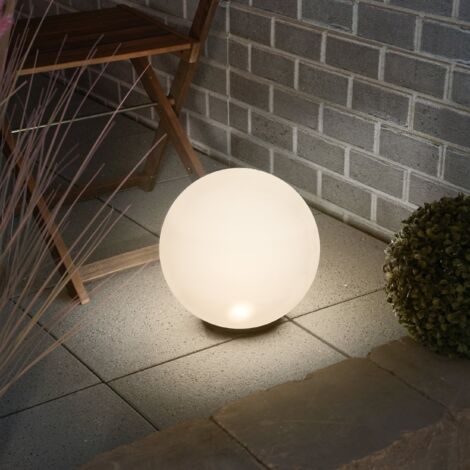 esotec Solar Leuchtkugel ⌀30cm Fernbedienung wetterfest outdoor IP44 102640