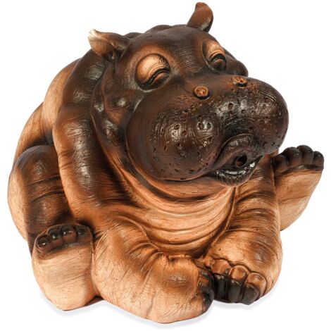 esotec Wasserspeier-Figuren Flusspferd Hippo Einzelfigur Teichfigur 100740