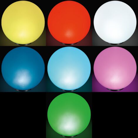esotec Solarkugel für den Garten 2er SET multicolor wetterfest 102613