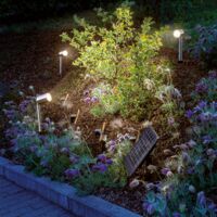Solarspot PowerTrio 5 Watt Solarstrahler LED Solarleuchte Garten esotec