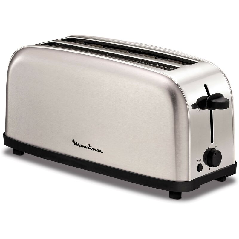 Tostador Moulinex Ls330d11 Classic 2 Ranuras Negro/inox 1400w Termostato 8000035964