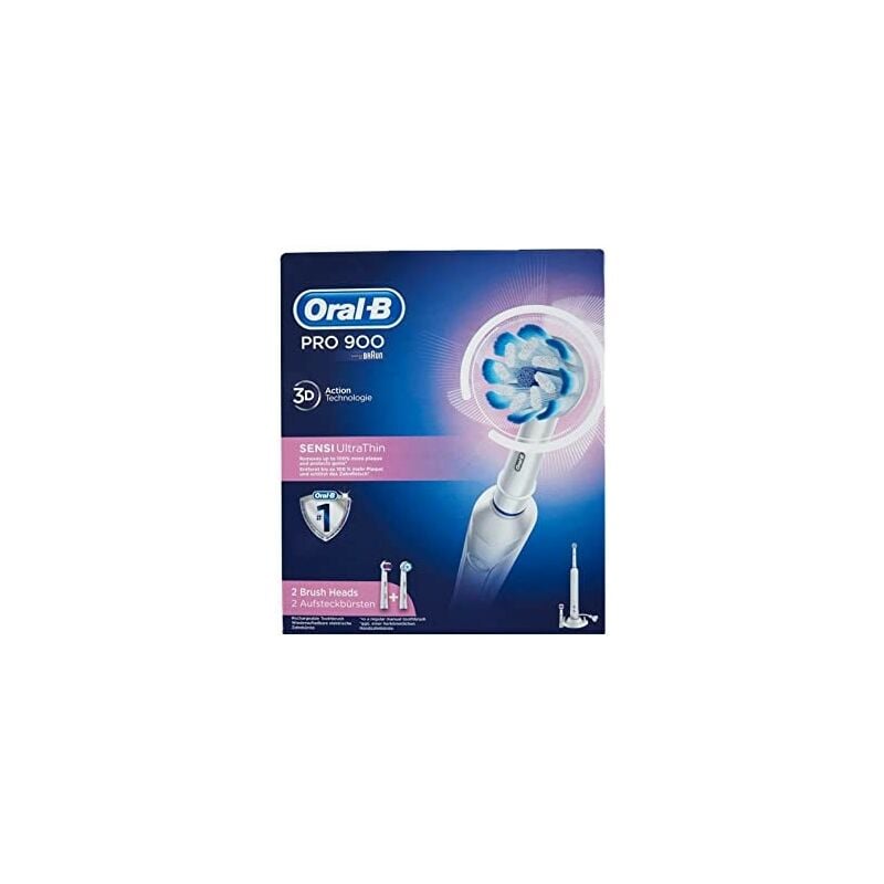 Cepillo Dental Braun Pro 900 3d 3 Modos Cepillado 2 Cabezales 4210201187370